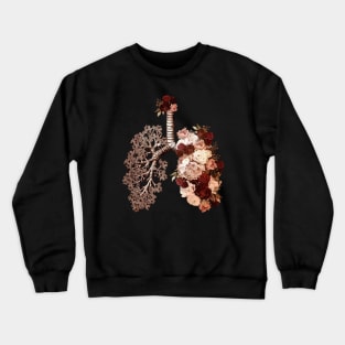 Lung Anatomy / Cancer Awareness 22 Crewneck Sweatshirt